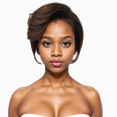 Ayla Pixie Cut Wig: 100% Remy Lace Wig, Natural and Lightweight