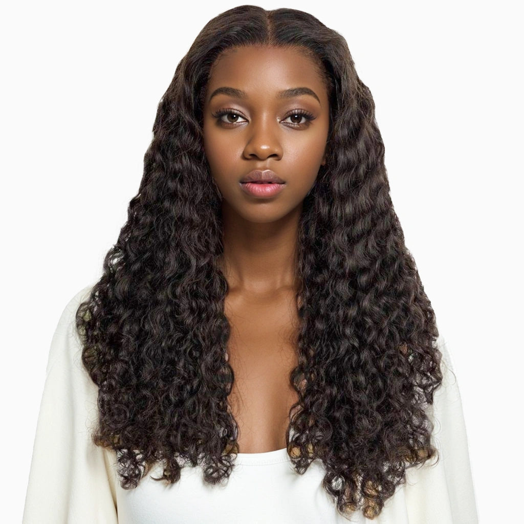 Mila Wig: 100% Mongolian Curly Hair with Lace Front